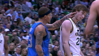 Delonte West Earned A Technical Foul For Giving Gordon Hayward A Wet Willie